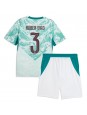 Portugalsko Ruben Dias #3 Venkovní dres pro děti MS 2026 Krátký Rukáv (+ trenýrky)